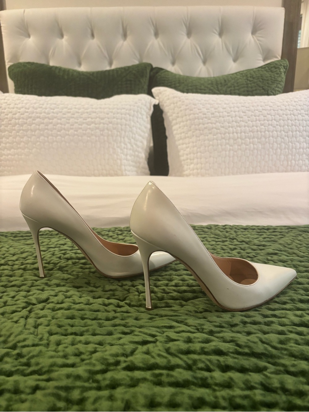 Sergio Rossi White Pumps SZ 38.5